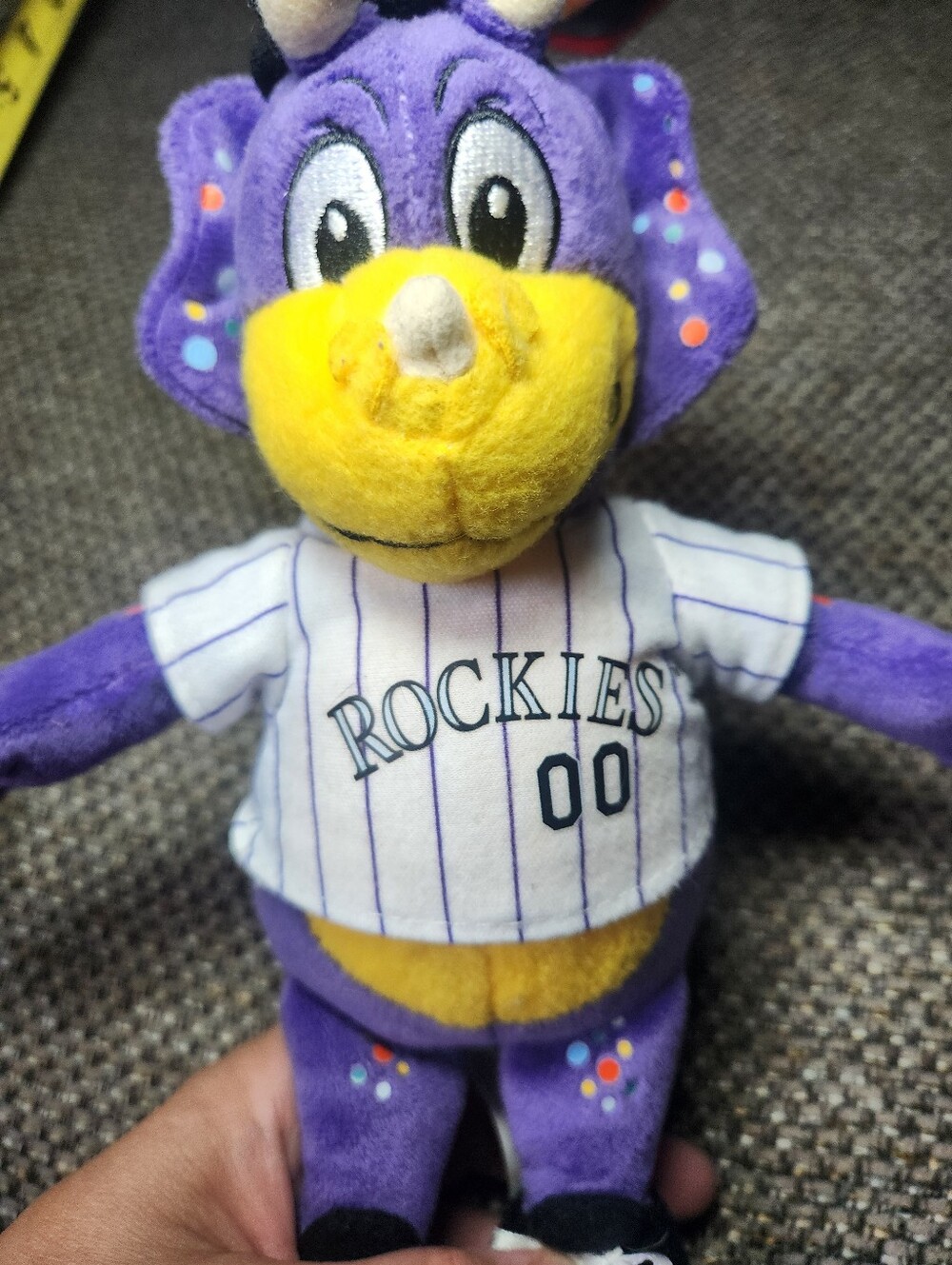 Colorado Rockies Plush Mascot - Purple & Yellow